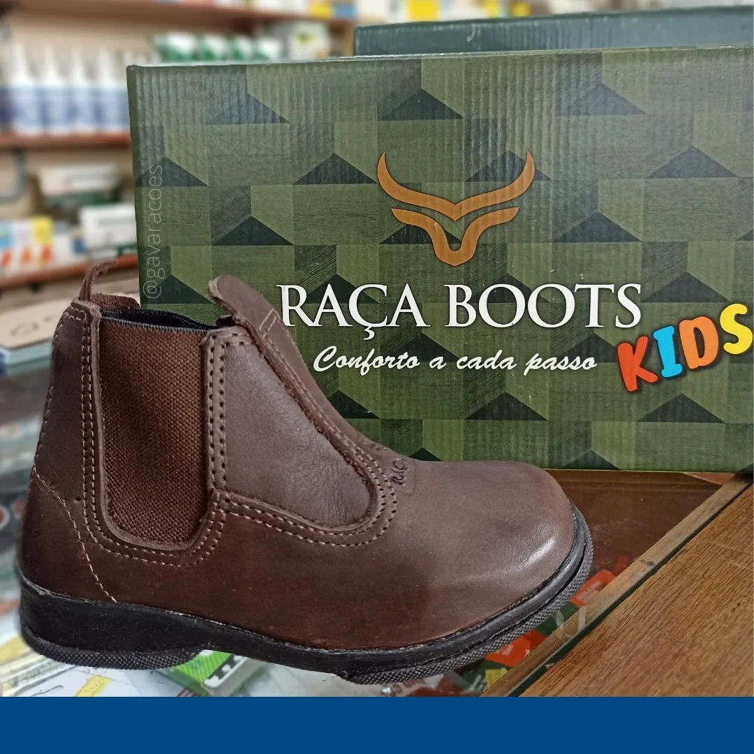 Bota Raça Boots Kids marrom infantil