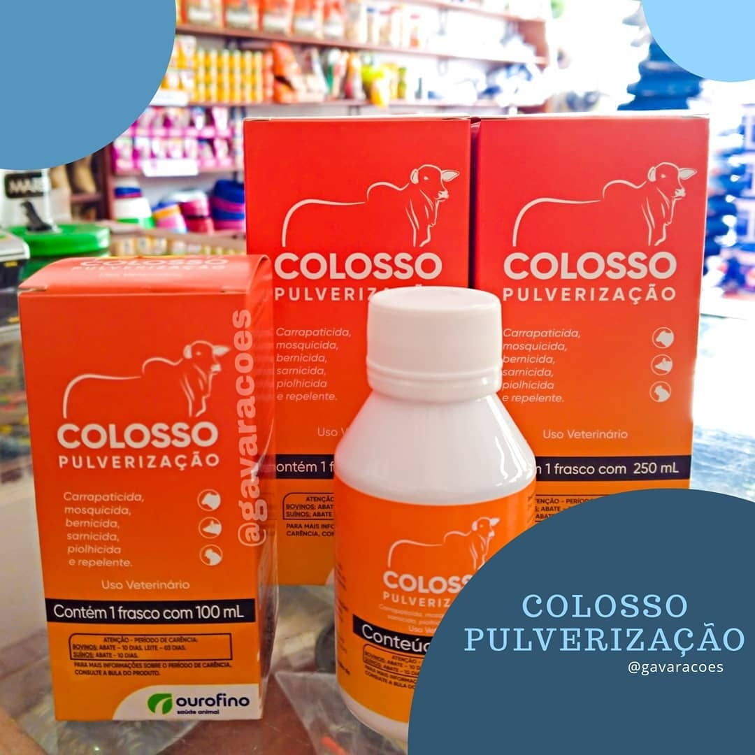 Colosso Pulverização carrapaticida para bovinos